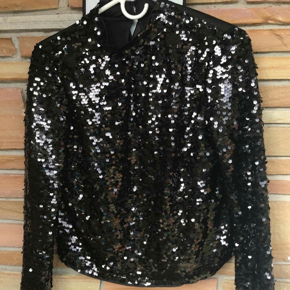 Sequin party top